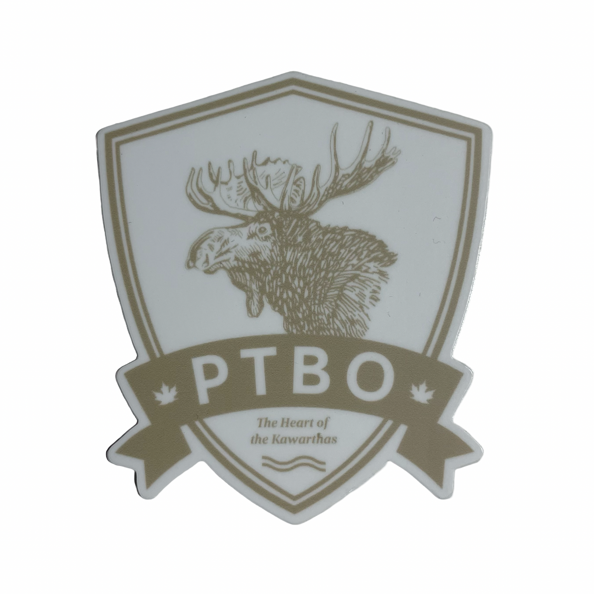 PTBO - Moose Crest Logo Sticker