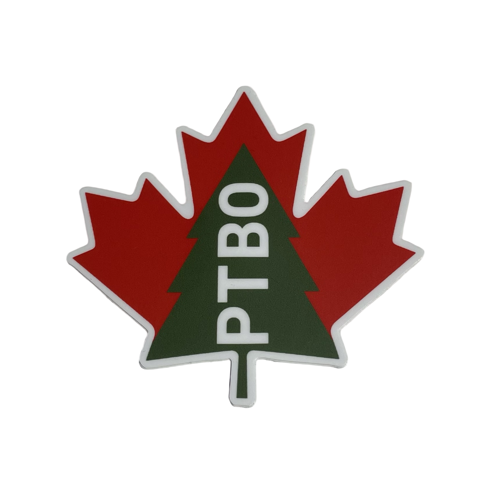 PTBO - Leaf Logo Sticker