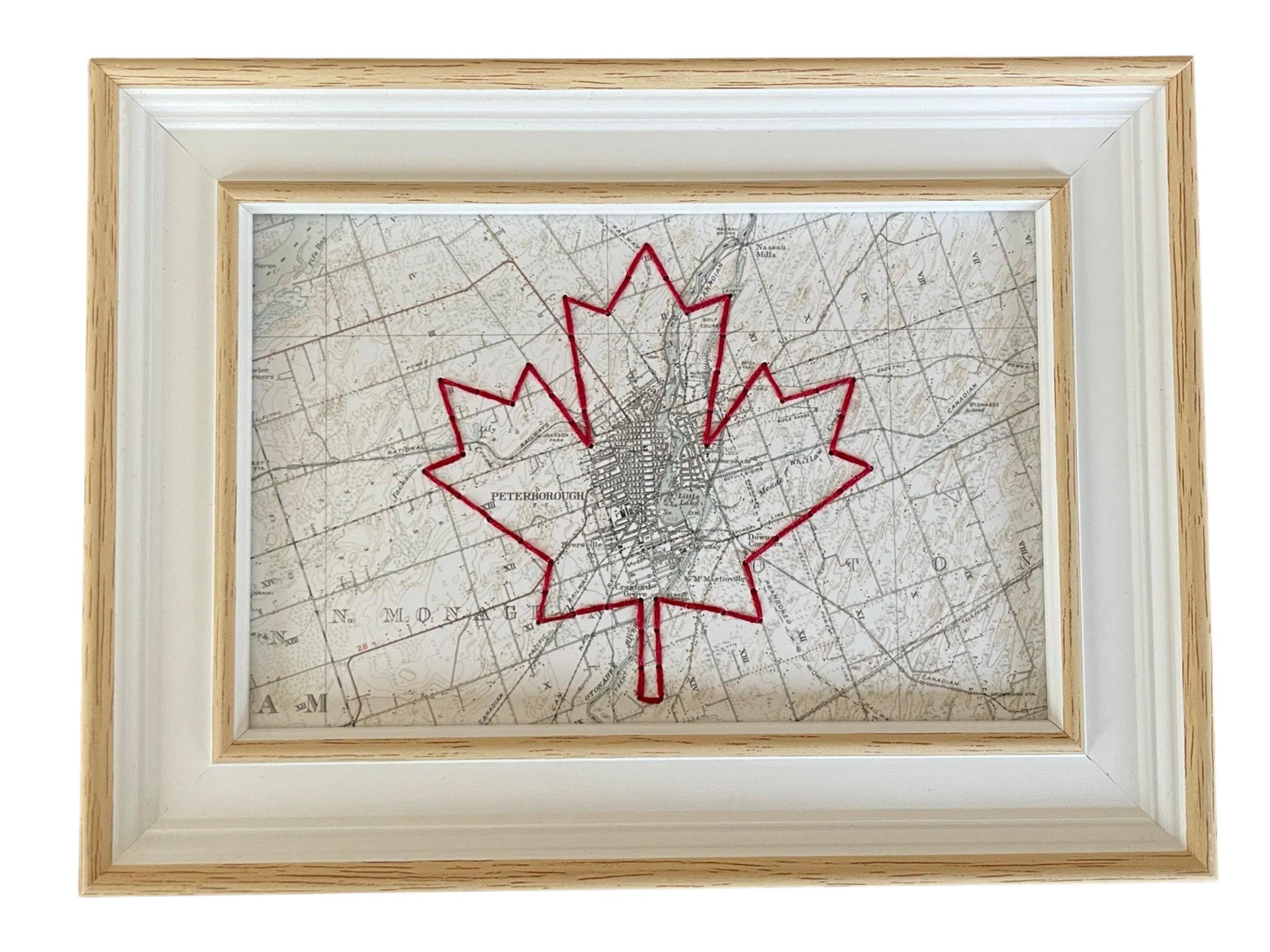 PTBO - Maple Leaf Map Picture