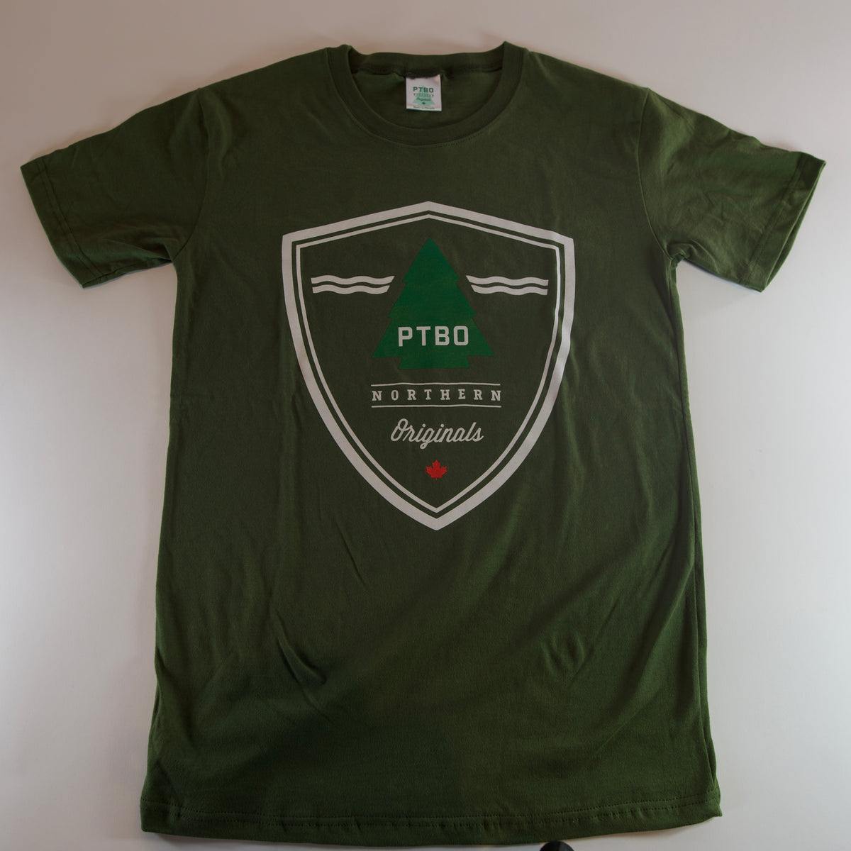 PTBO - Original Crest Tee Olive Green