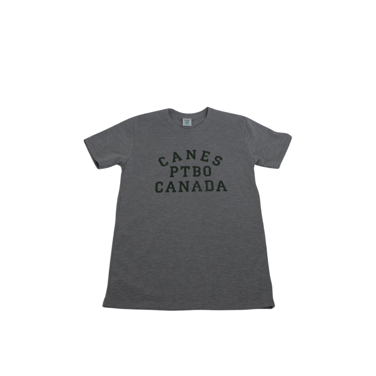 PTBO - Short Sleeve Heathered Shirt Canes Athletic Grey