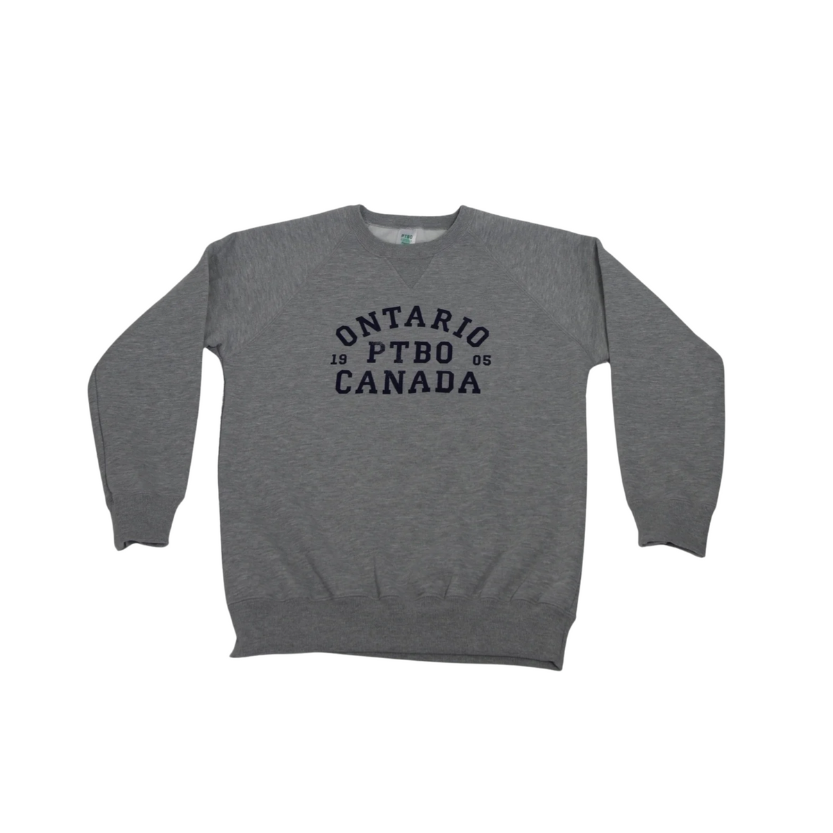 PTBO - Raglan Crewneck Heritage City Athletic Grey