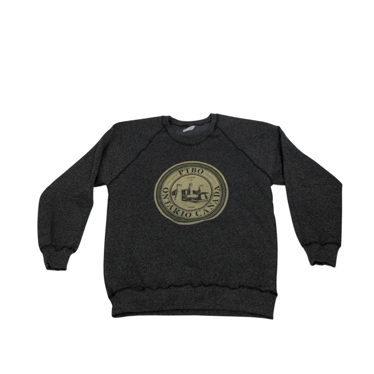 PTBO - Crewneck Souvenir Lock Sweater Pepper Salt Charcoal
