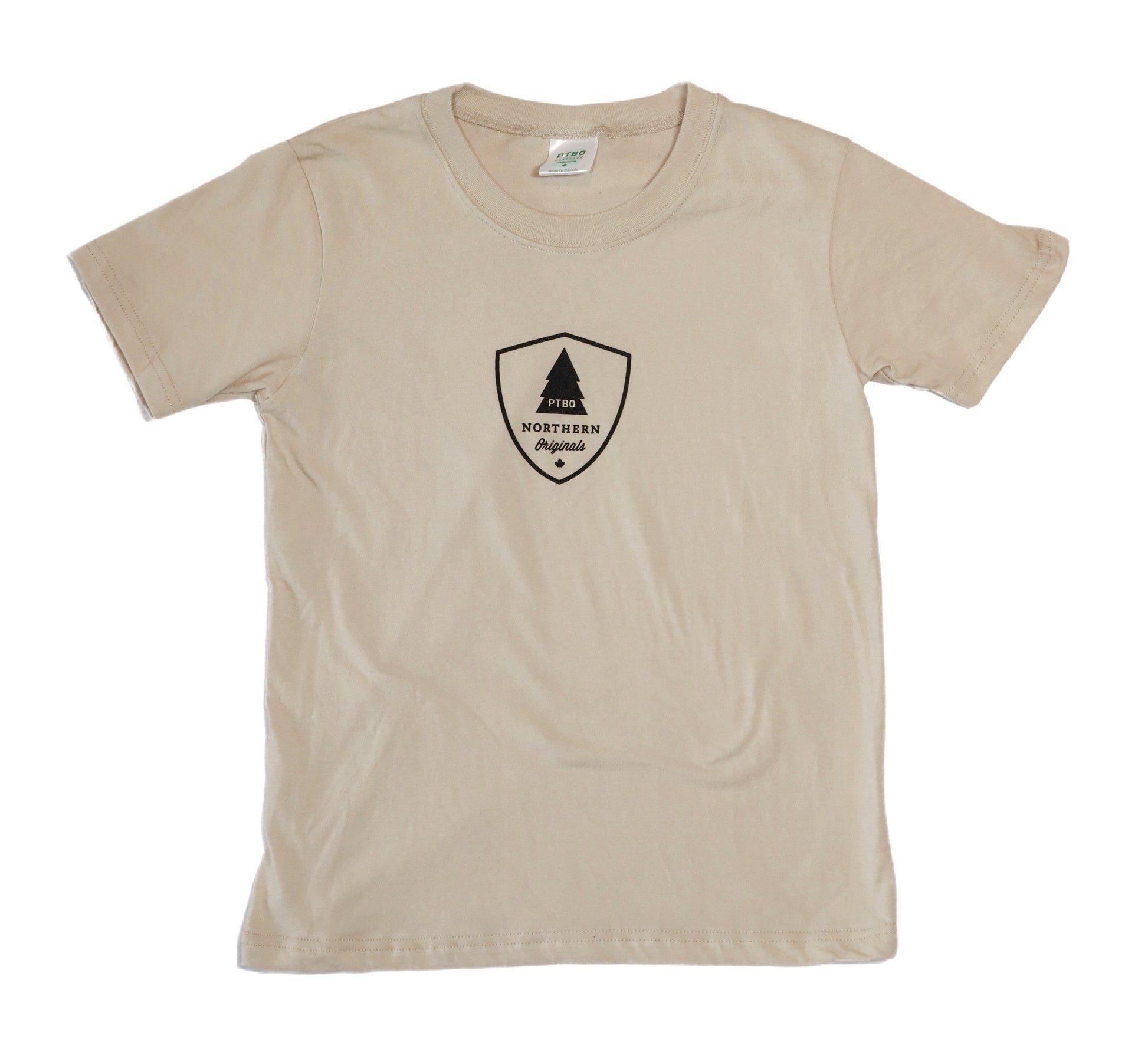 PTBO - Kids Core Crest Tee Sand