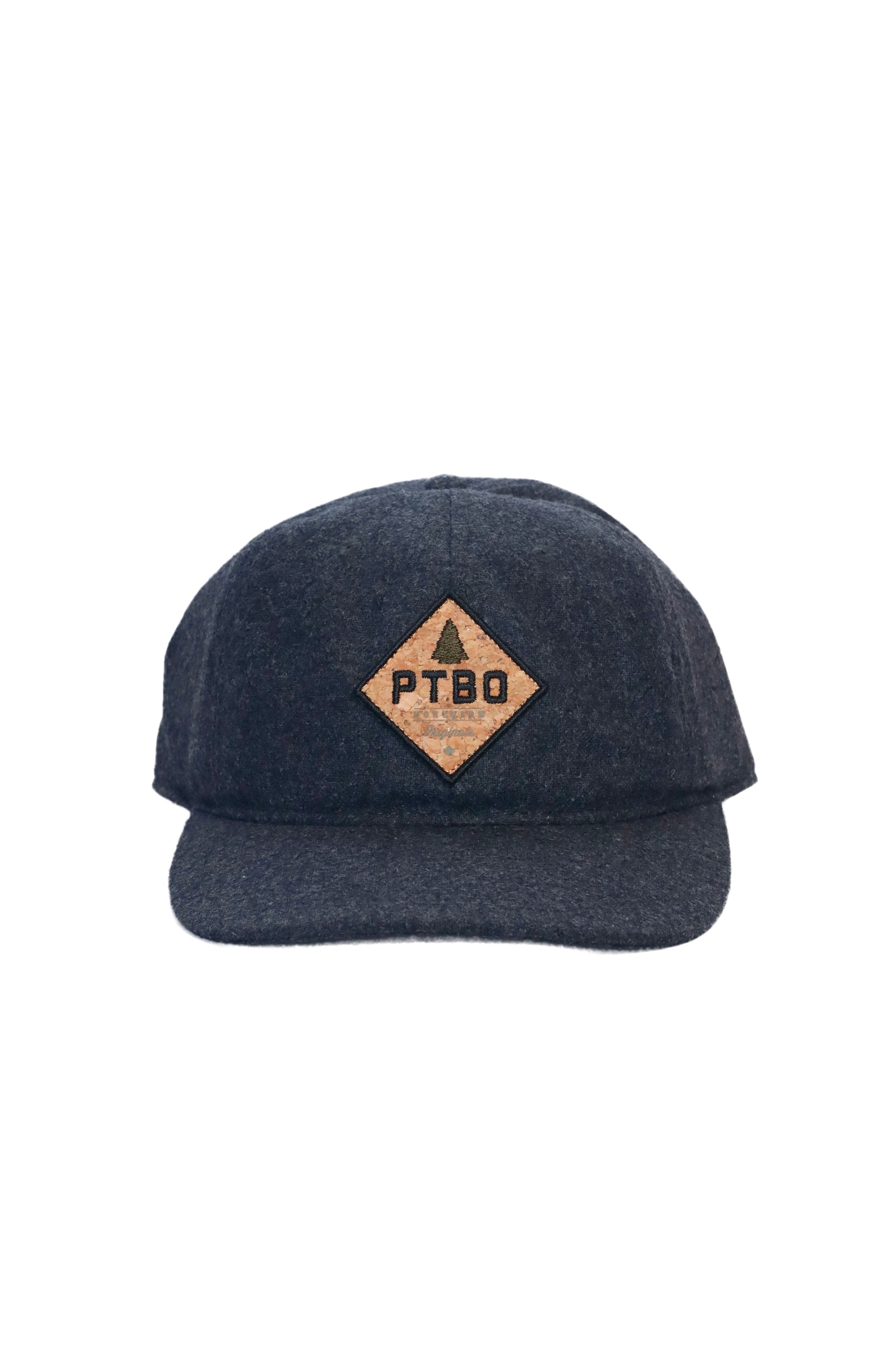 PTBO - Cork Logo Wool Snapback Hat Grey