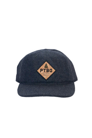 PTBO - Cork Logo Wool Snapback Hat Grey