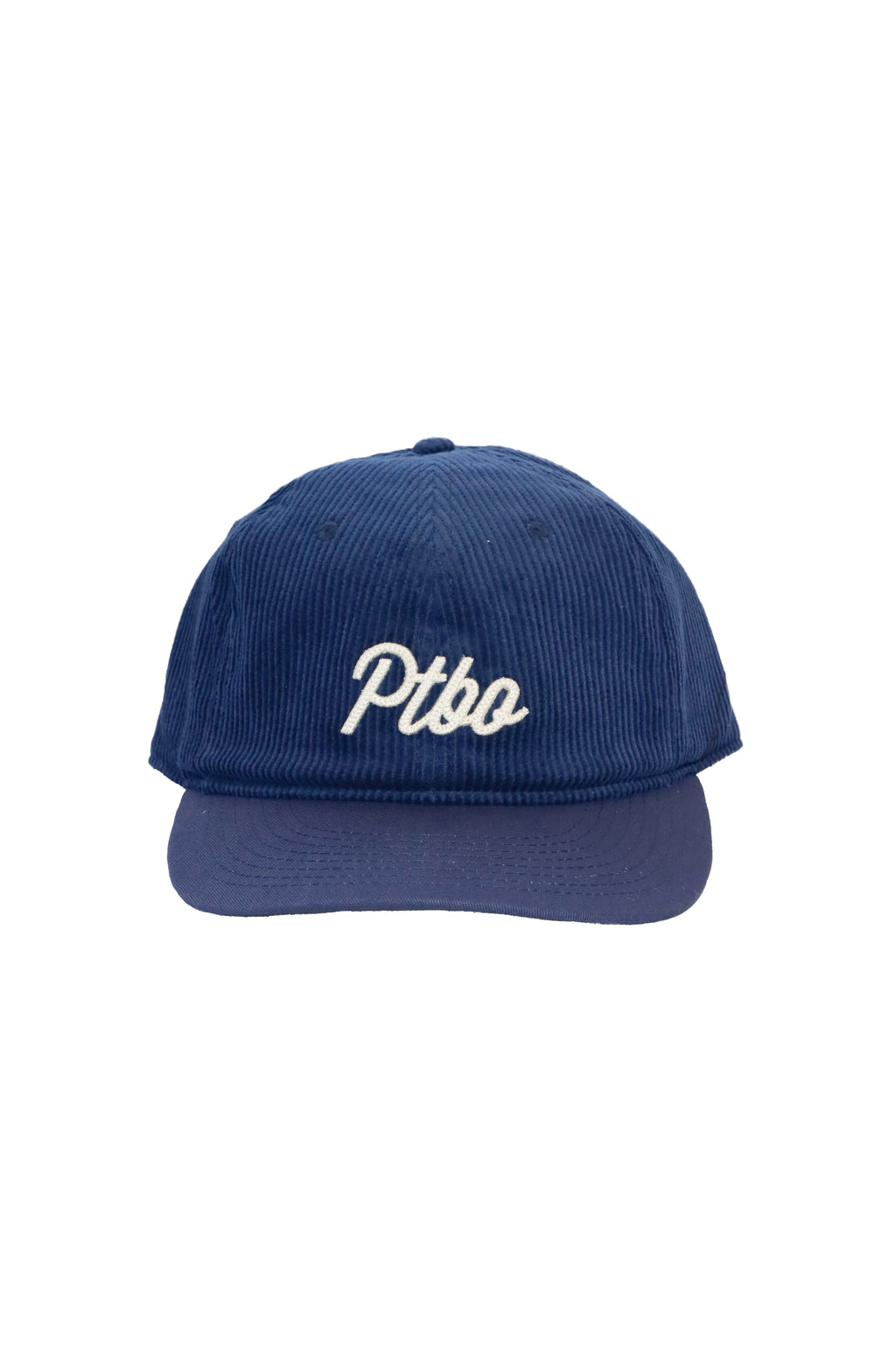 PTBO - Cursive Corduroy Snapback Hat Navy
