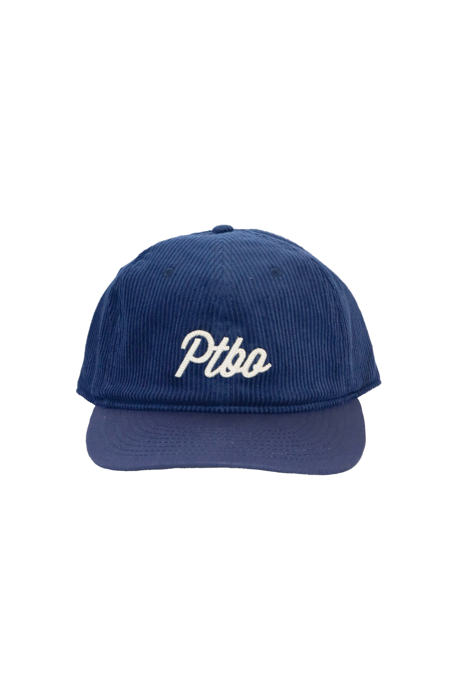 PTBO - Cursive Corduroy Snapback Hat Navy