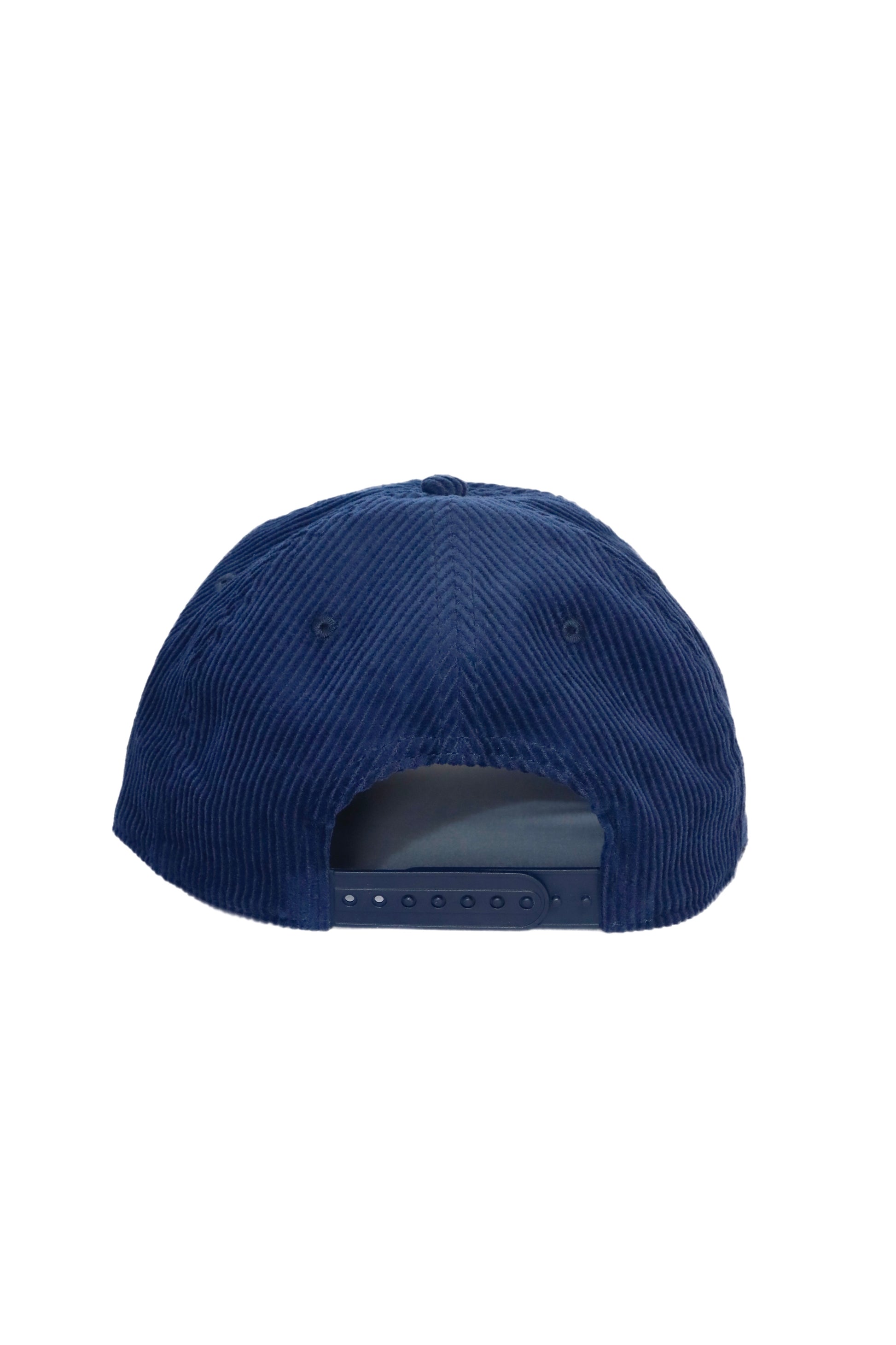 PTBO - Cursive Corduroy Snapback Hat Navy