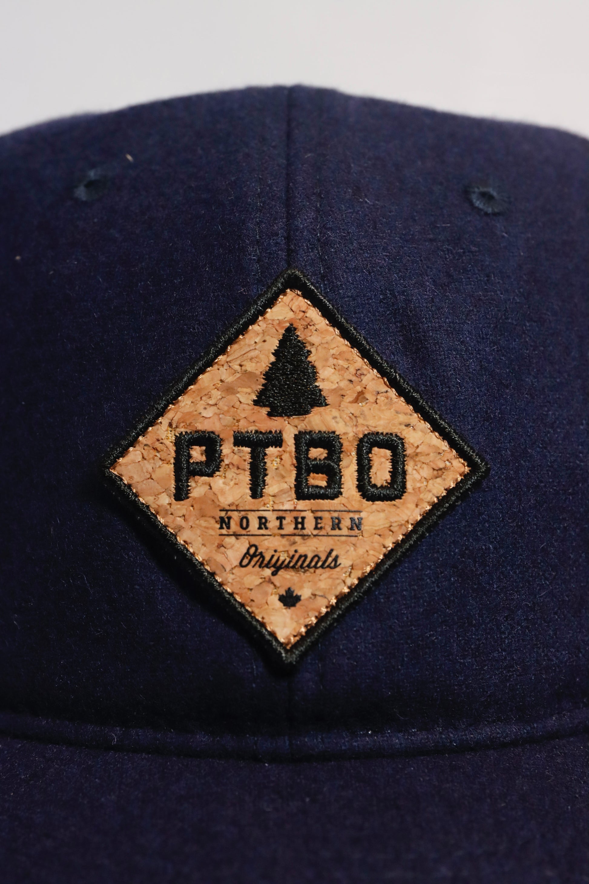 PTBO - Cork Logo Wool Snapback Hat Navy