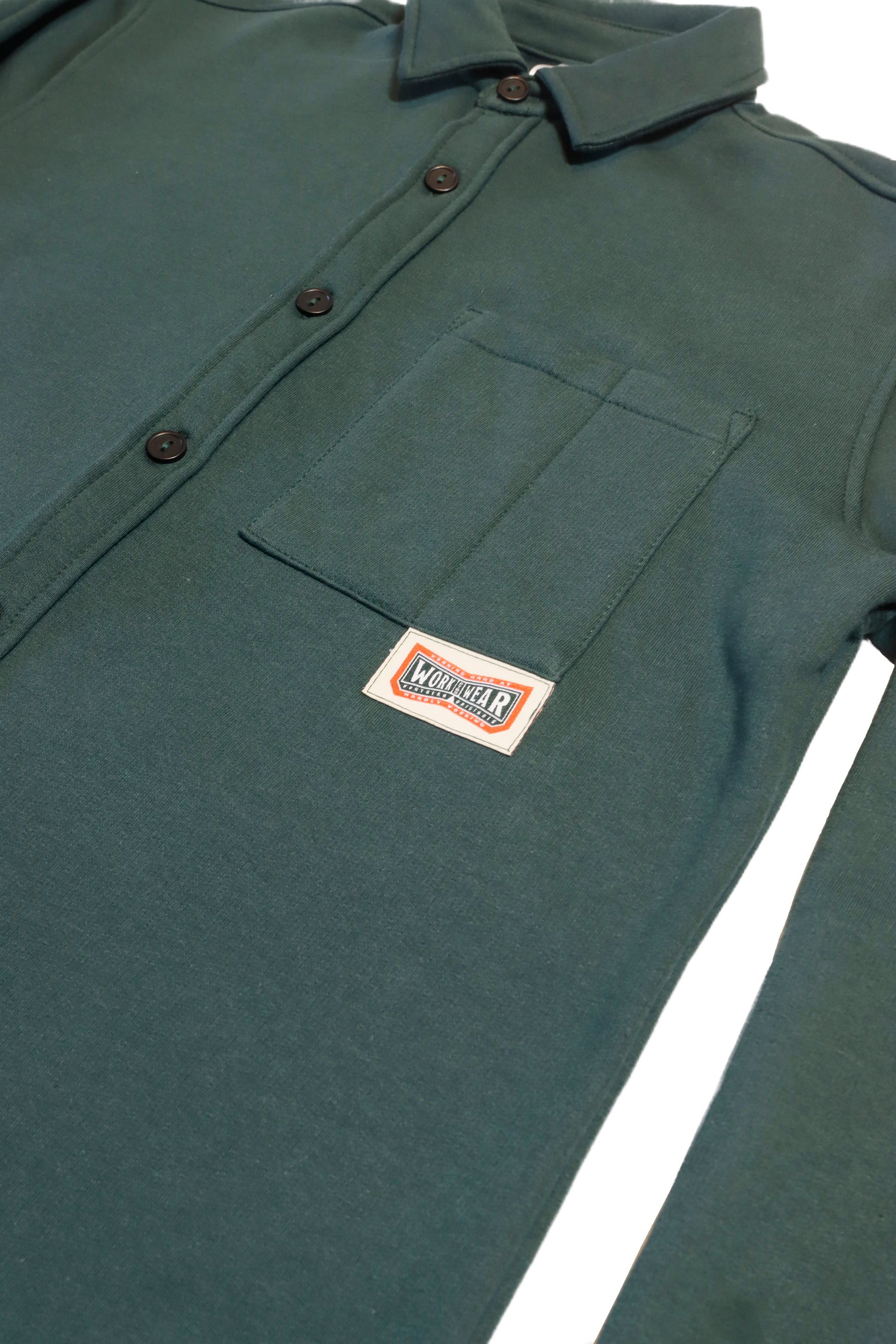 PTBO - Fleece Workwear Shirt Forest Green