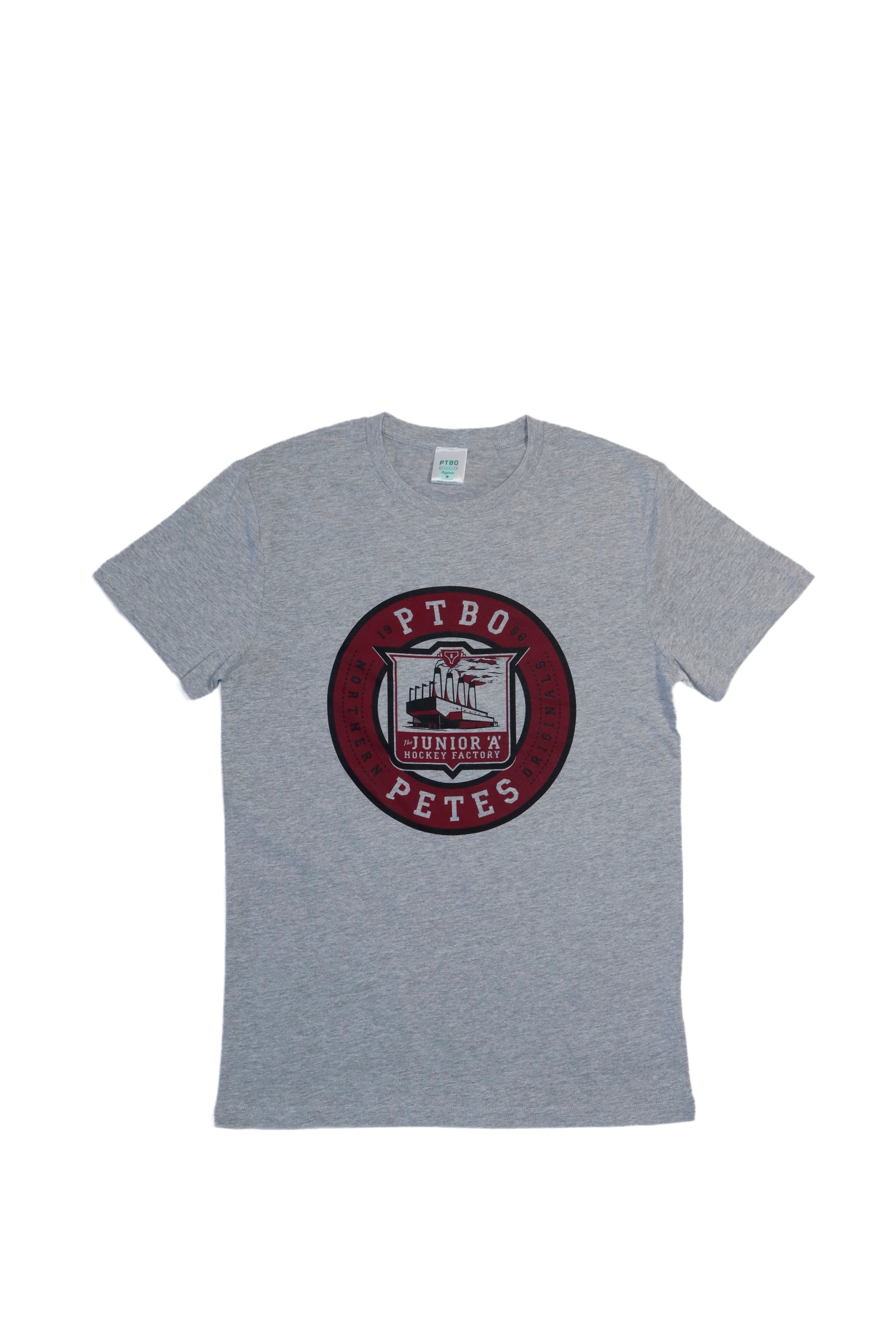 PTBO - Petes Factory Tee Heather Grey