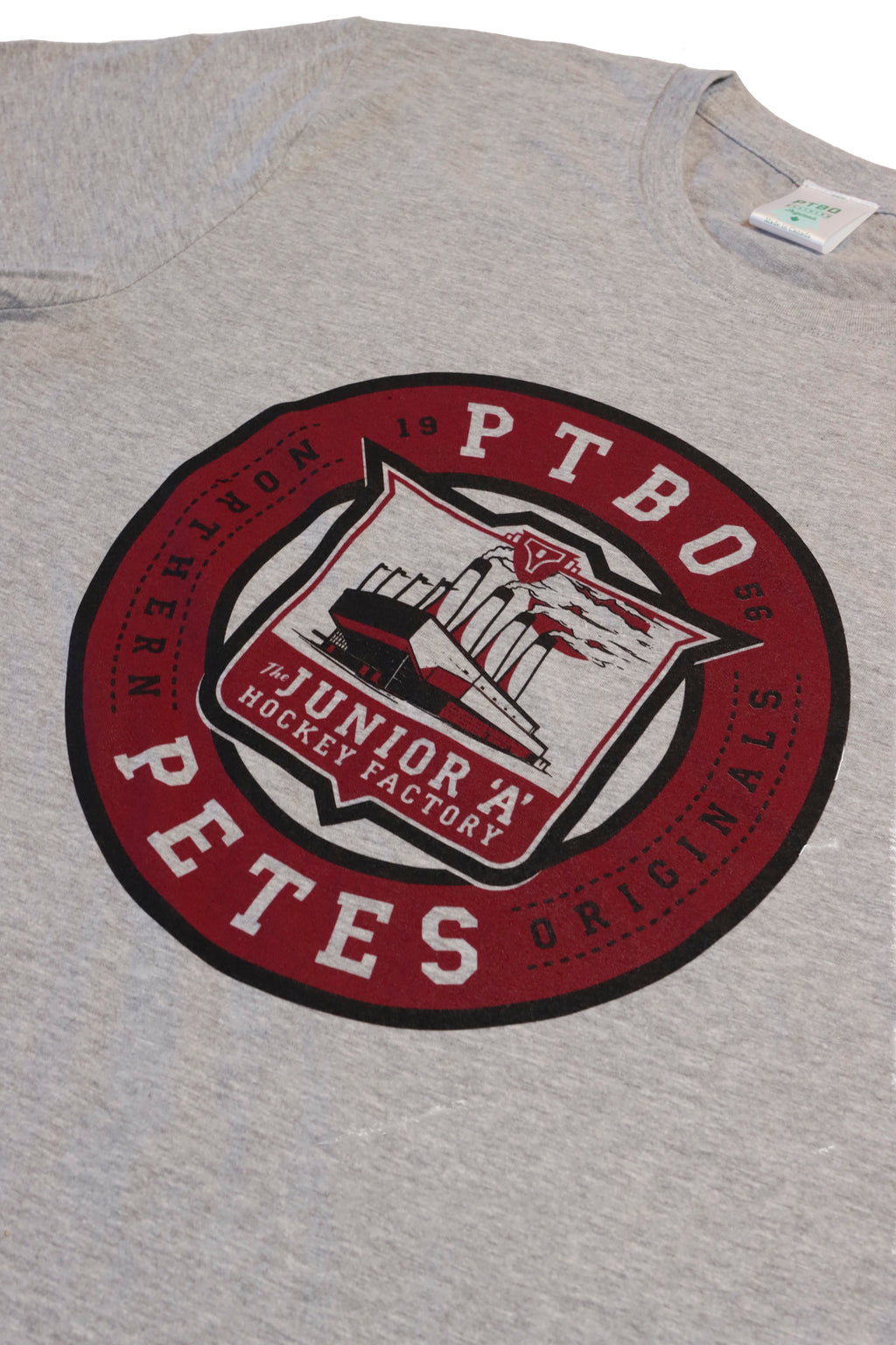 PTBO - Petes Factory Tee Heather Grey