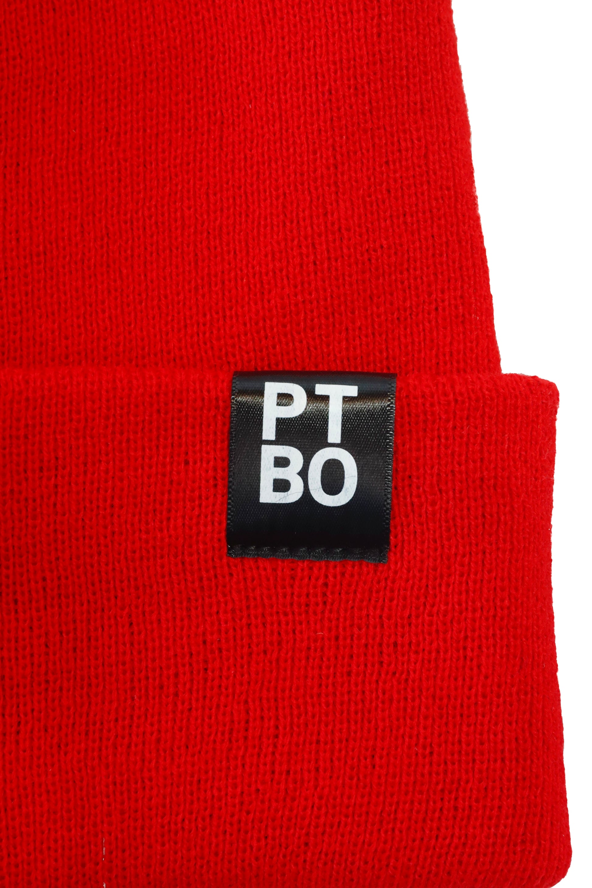 PTBO - Cuff Knit Toque Red