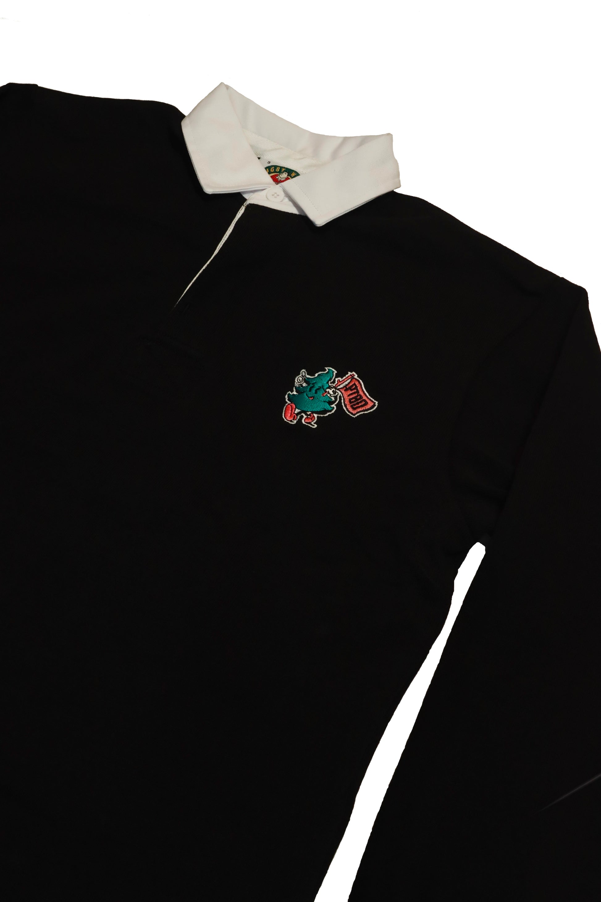 PTBO - Tree Guy Jackson Rugby Shirt Black