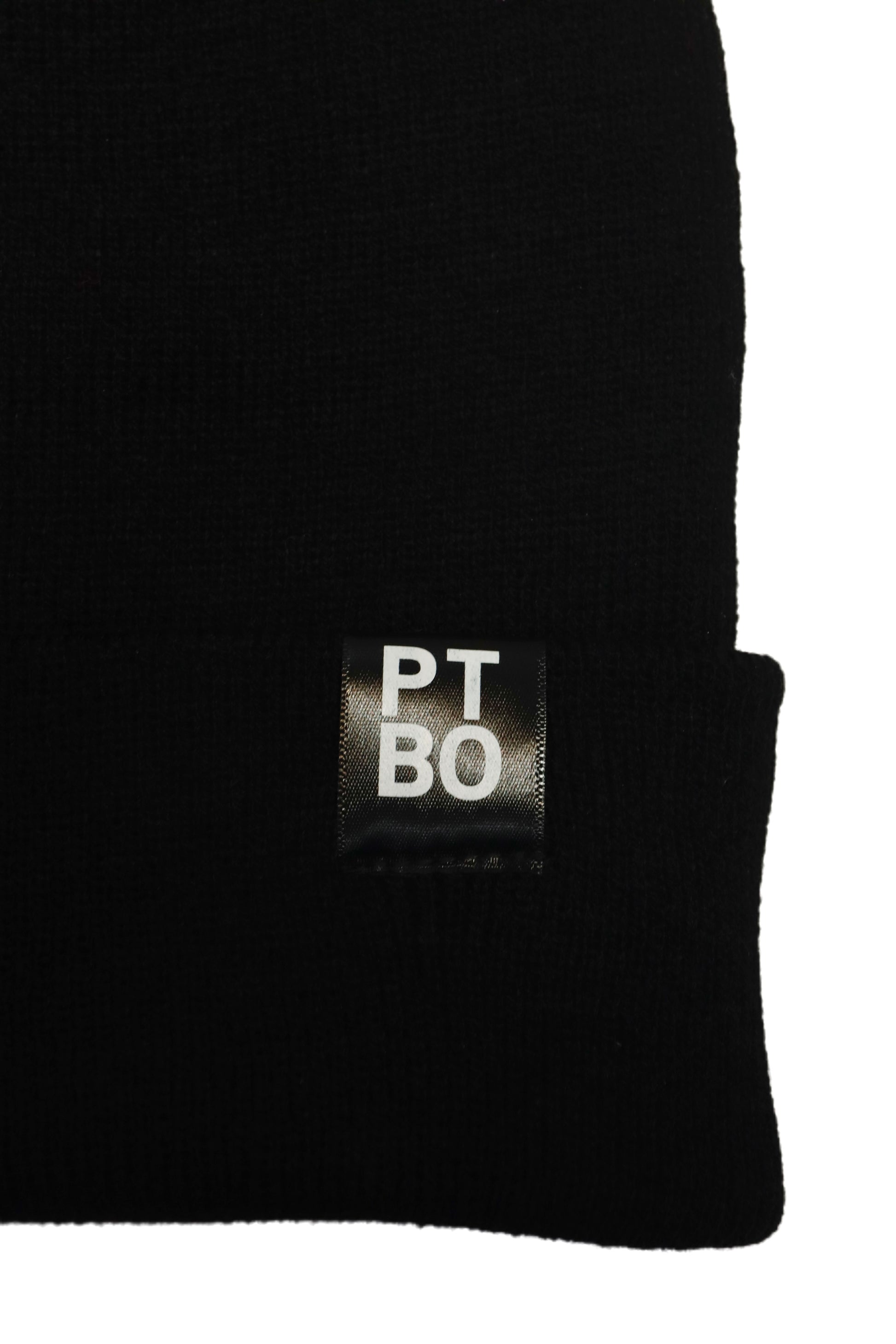 PTBO - Cuff Knit Toque Black