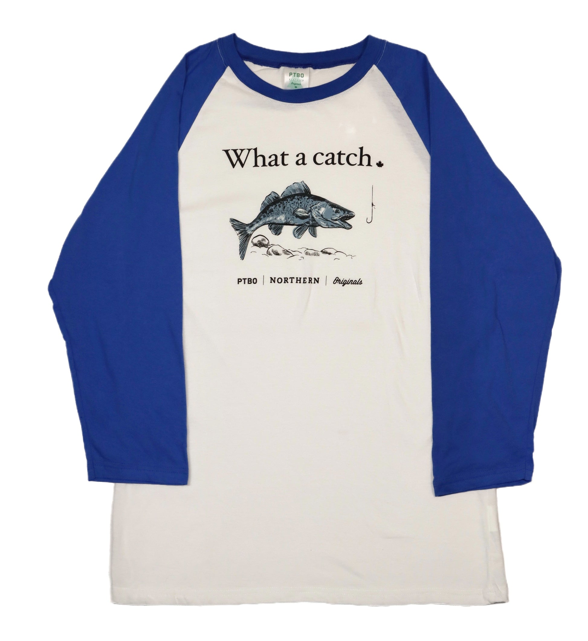 PTBO - What A Catch 3/4 Oversized Baseball Tee