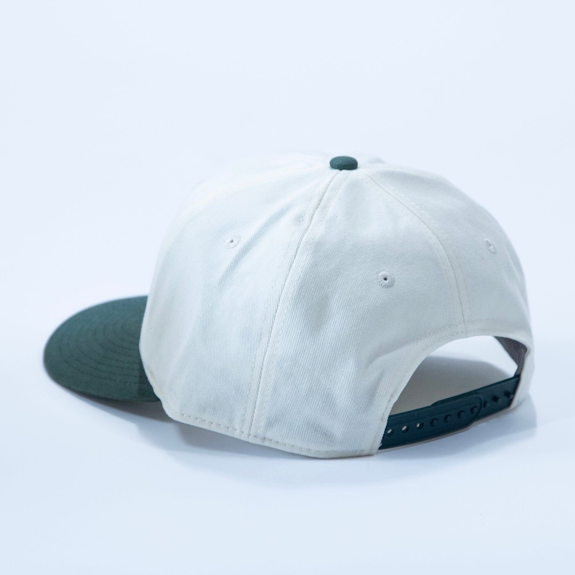 PTBO - Cursive Stitched Hat Green/Cream
