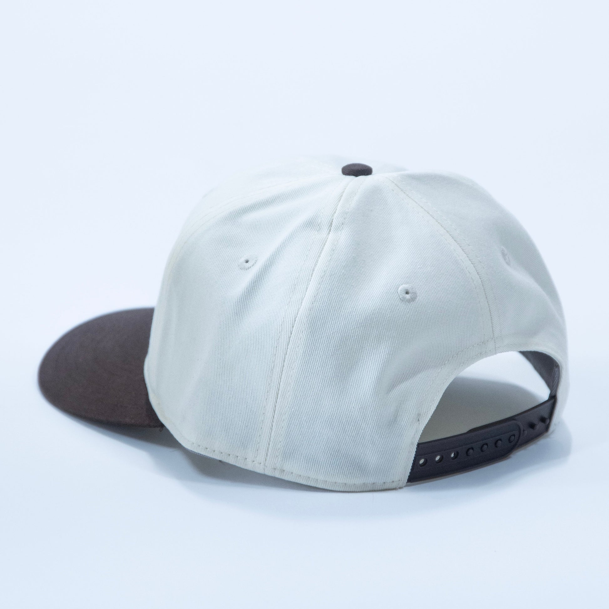 PTBO - Cursive Stitched Hat Brown/Cream