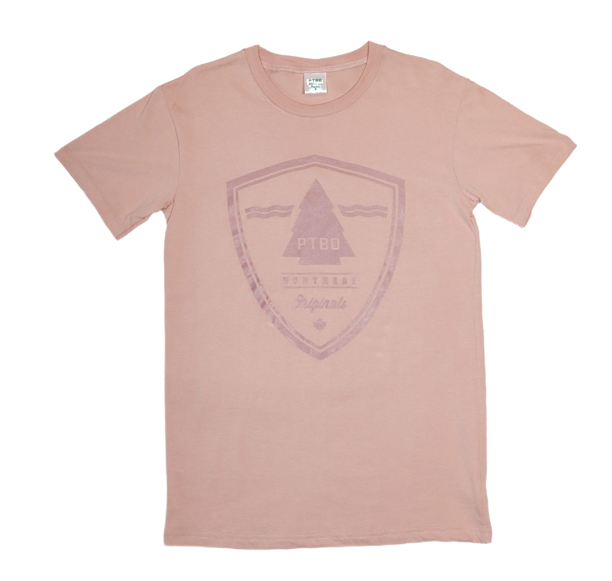 PTBO - Tonal Crest Tee Rose