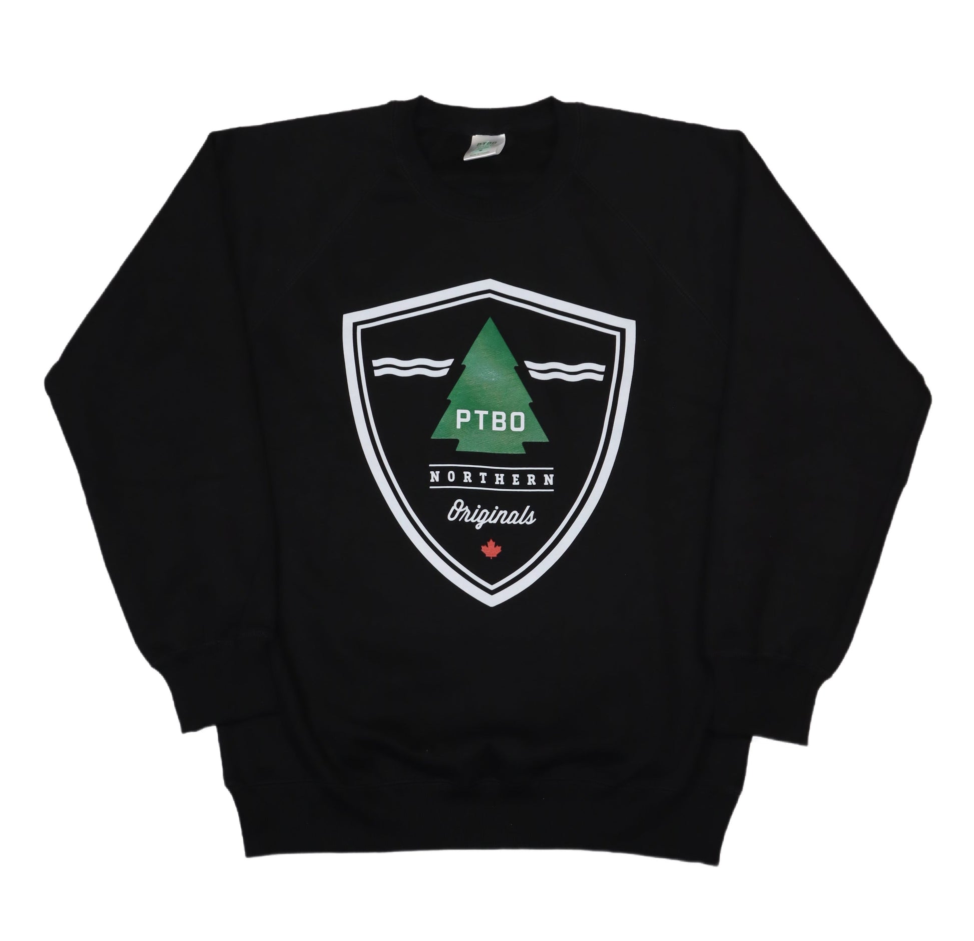 PTBO - Original Crest Crewneck Black
