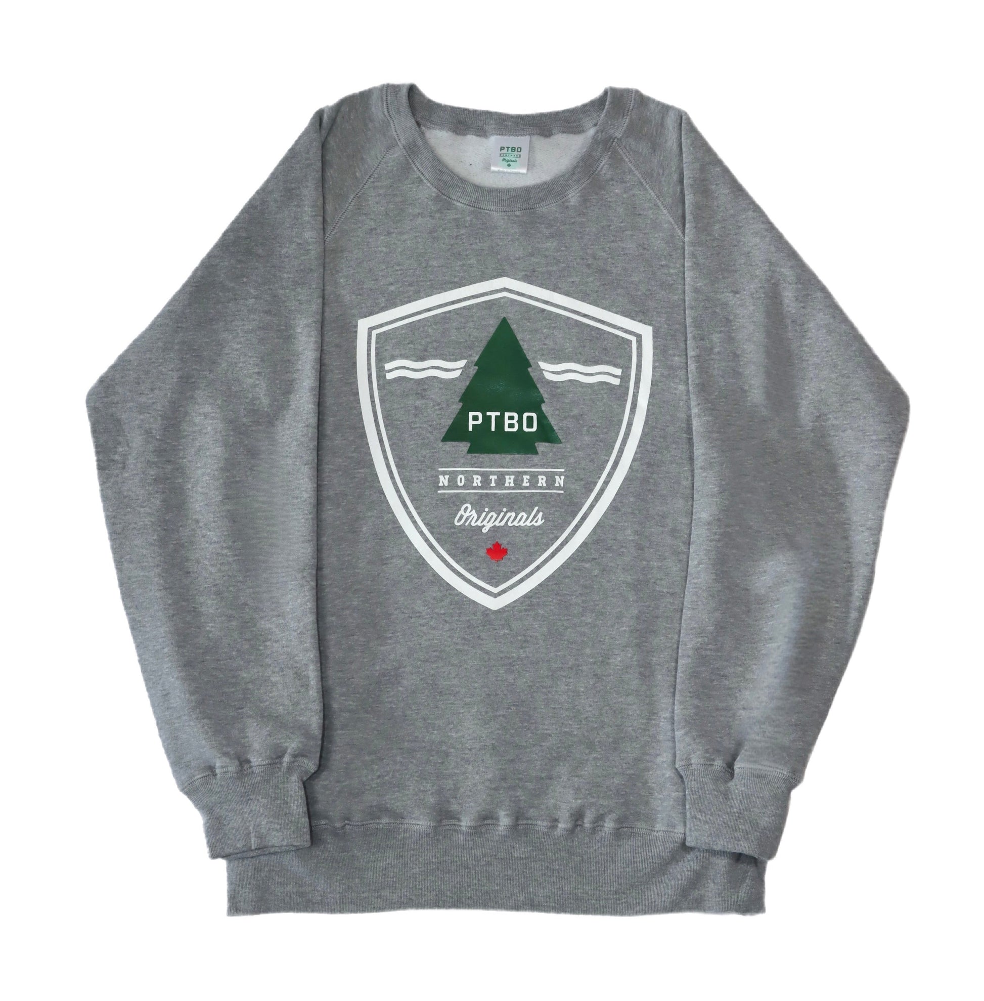 PTBO - Original Crest Crewneck Heather Grey