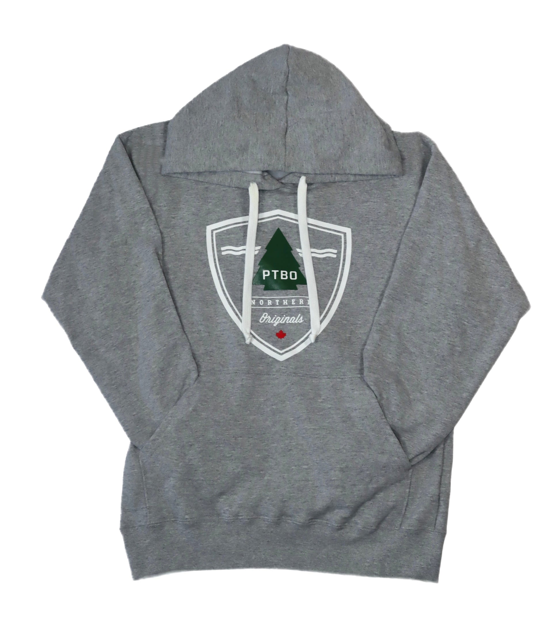 PTBO - Original Crest Hoodie Heather Grey