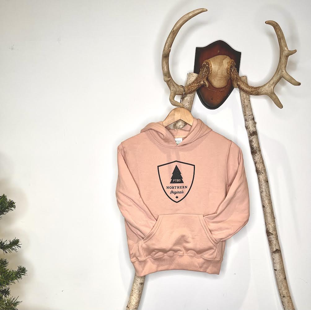PTBO - Kids Core Crest Hoody Rose